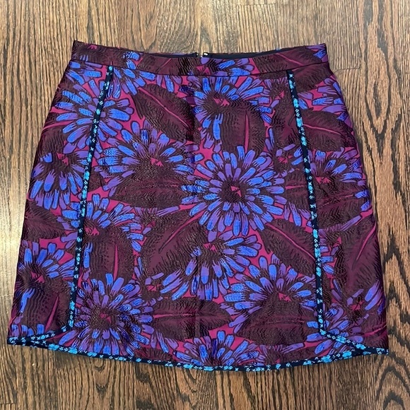 J. Crew Floral Jacquard Mini Skirt - Picture 4 of 11